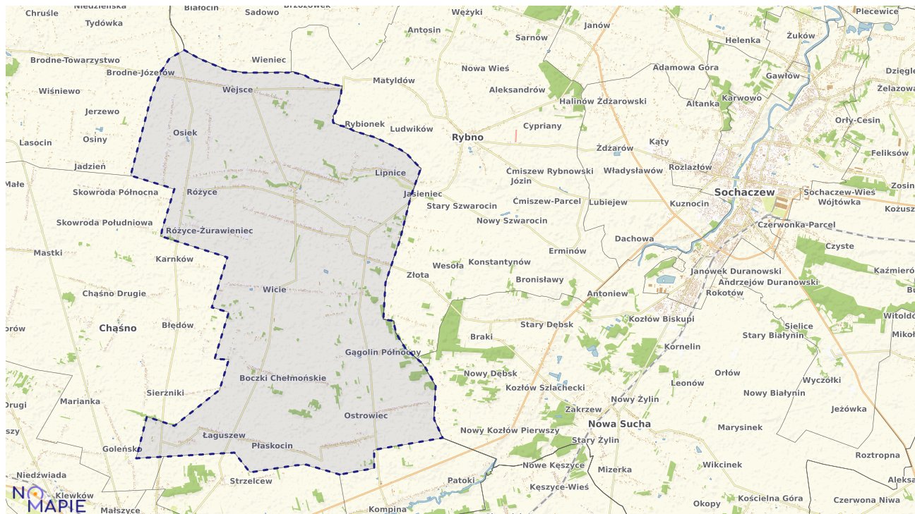 Mapa wyborów do sejmu Kocierzew Południowy
